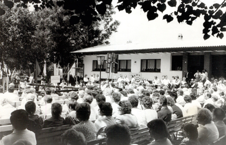 Veranstaltung im Park Laucha