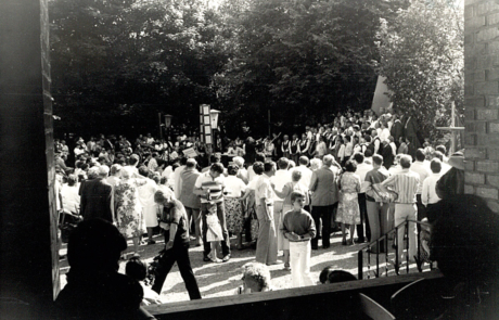 Veranstaltung im Park Laucha