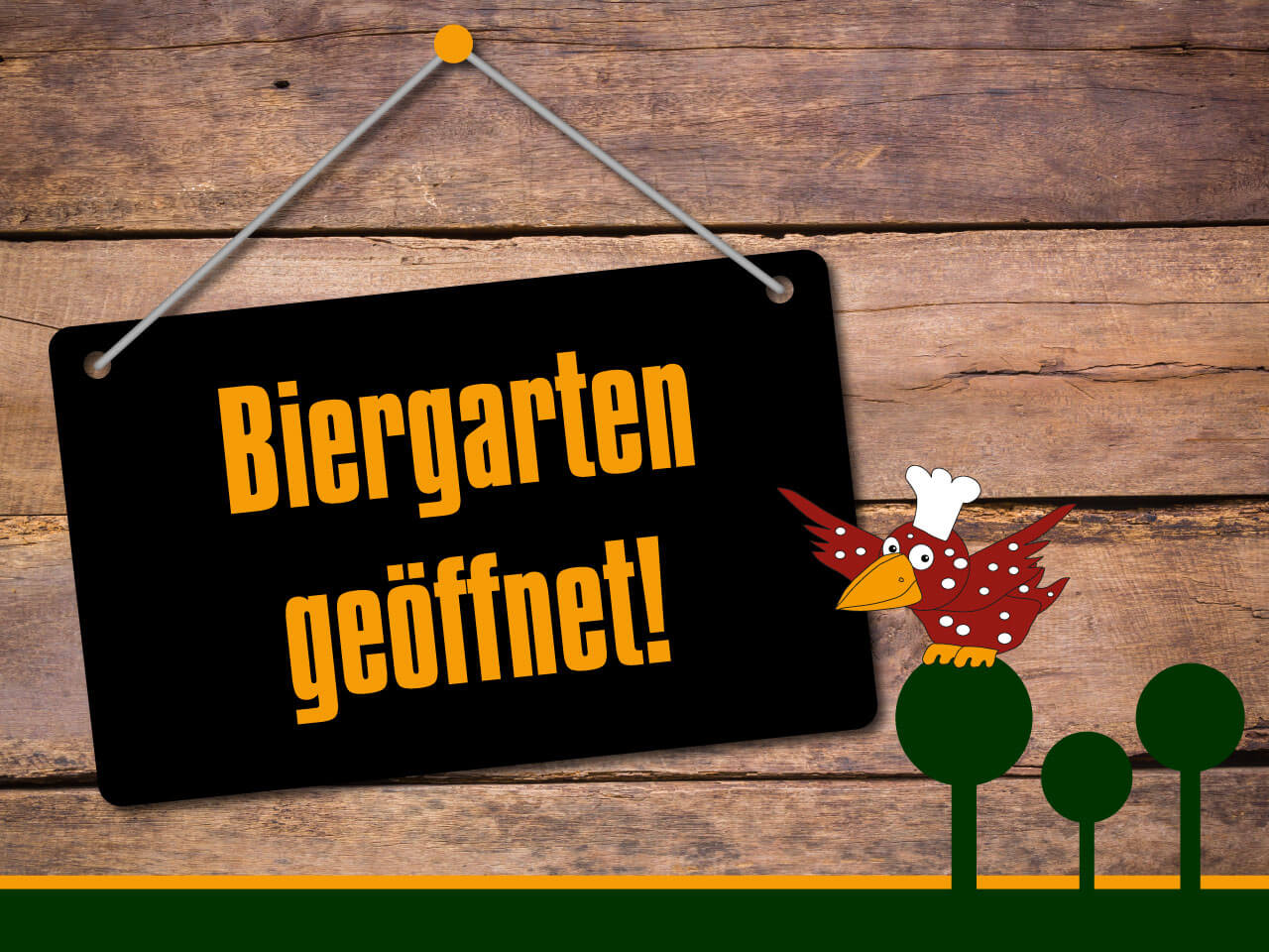 Parkgaststätte Laucha Biergarten geöffnet! Parkgaststätte Laucha Biergarten geöffnet!